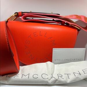 Stella McCartney Marlee Logo Bag also known as the Stella Logo Flap Shoulder Bag